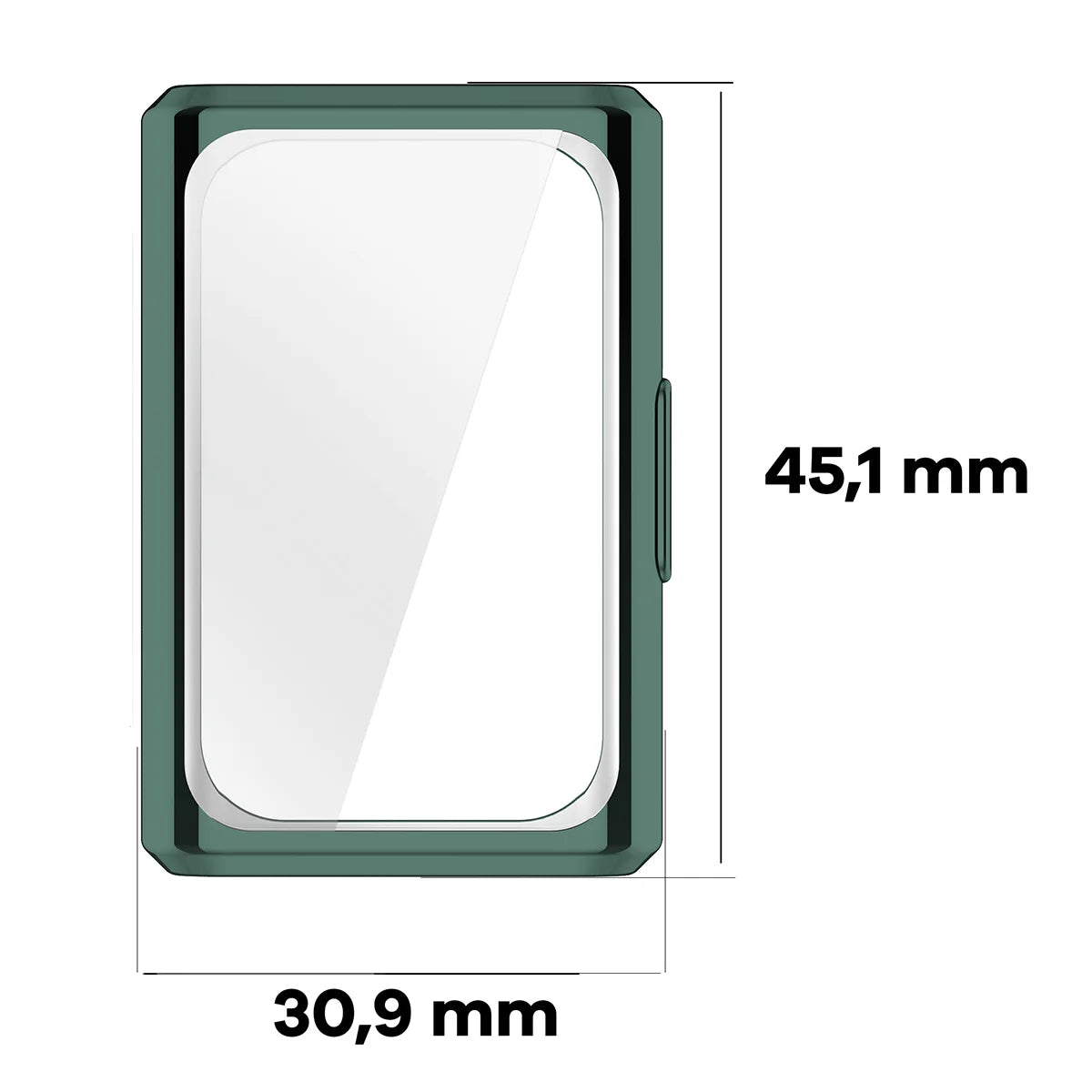 Schutzhülle für Huawei Band 11 Pro, Bizon Case Watch Felipe, Grün