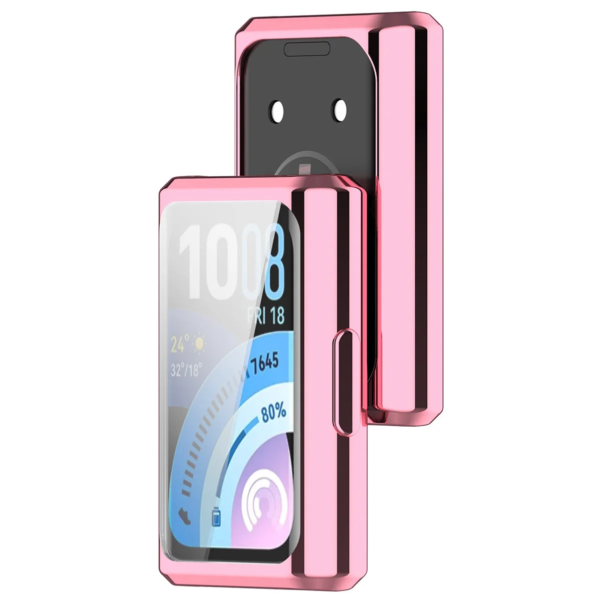Schutzhülle für Huawei Band 11 Pro, Bizon Case Watch Felipe, Rosa