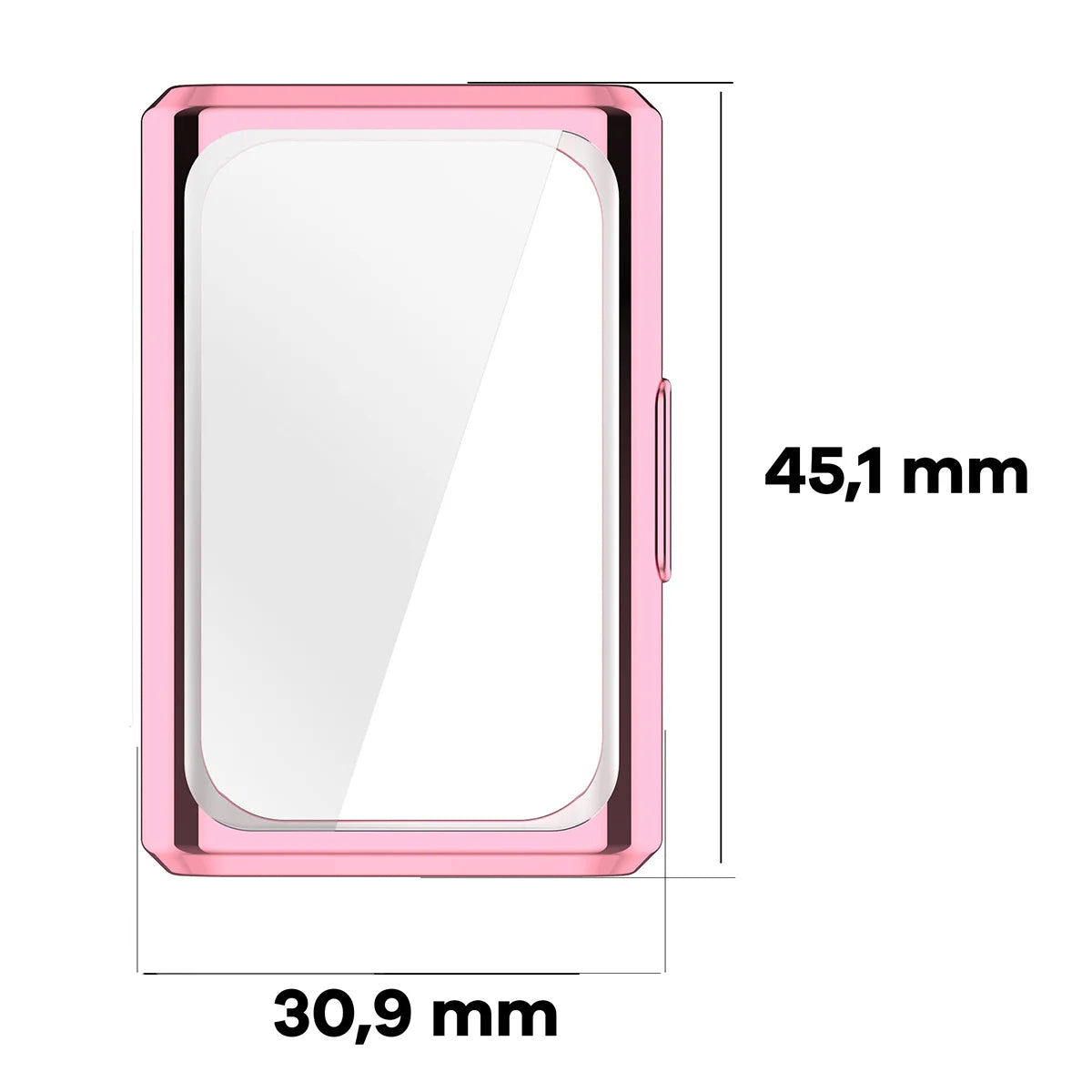 Schutzhülle für Huawei Band 11 Pro, Bizon Case Watch Felipe, Rosa