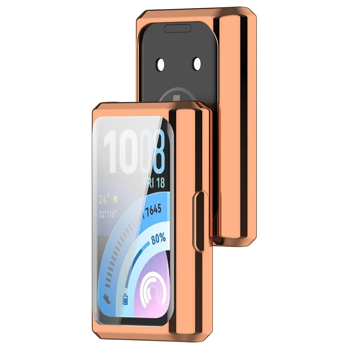 Schutzhülle für Huawei Band 11 Pro, Bizon Case Watch Felipe, Rosegold