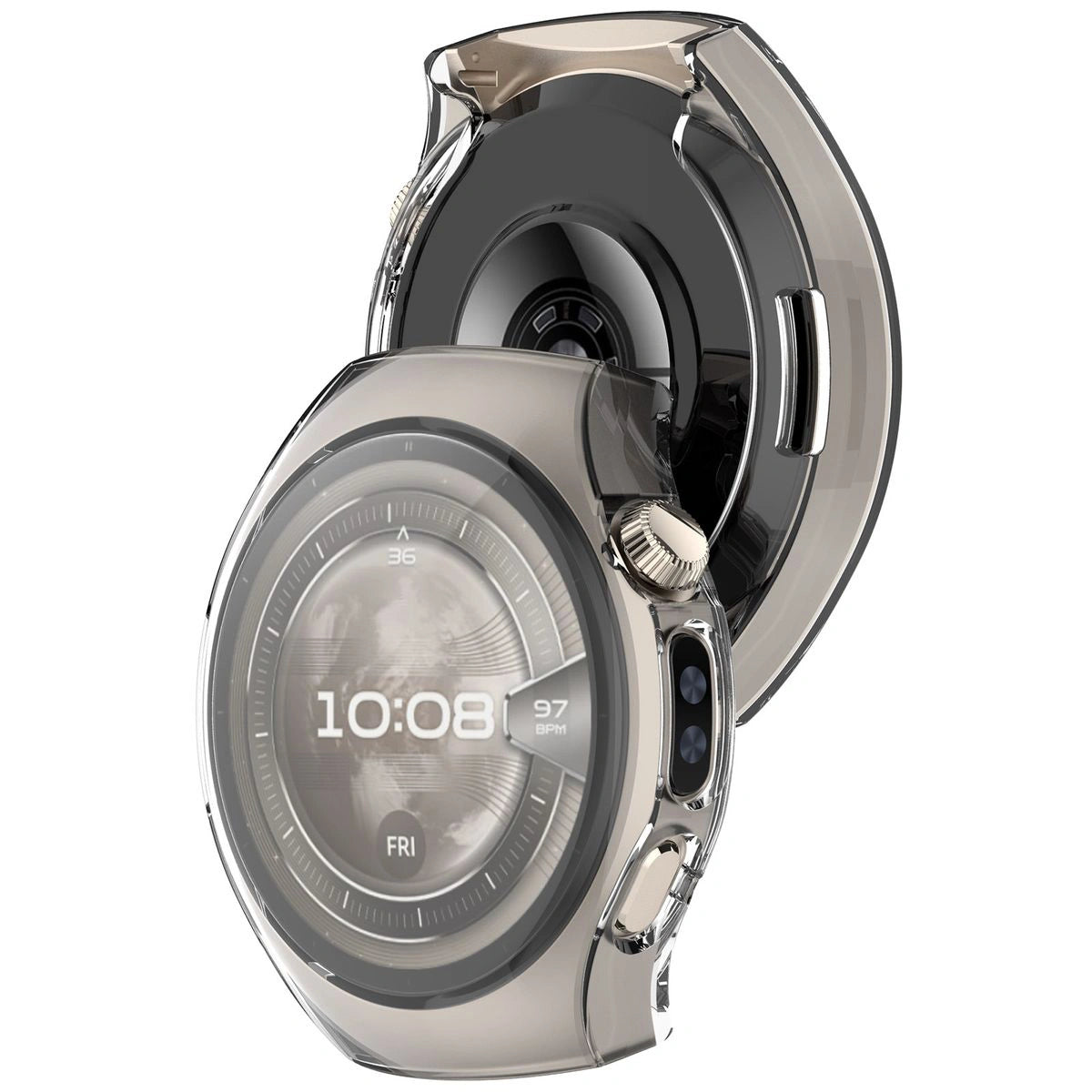 Schutzhülle für Huawei Watch 5 46mm, Bizon Case Watch Felipe, Transparent
