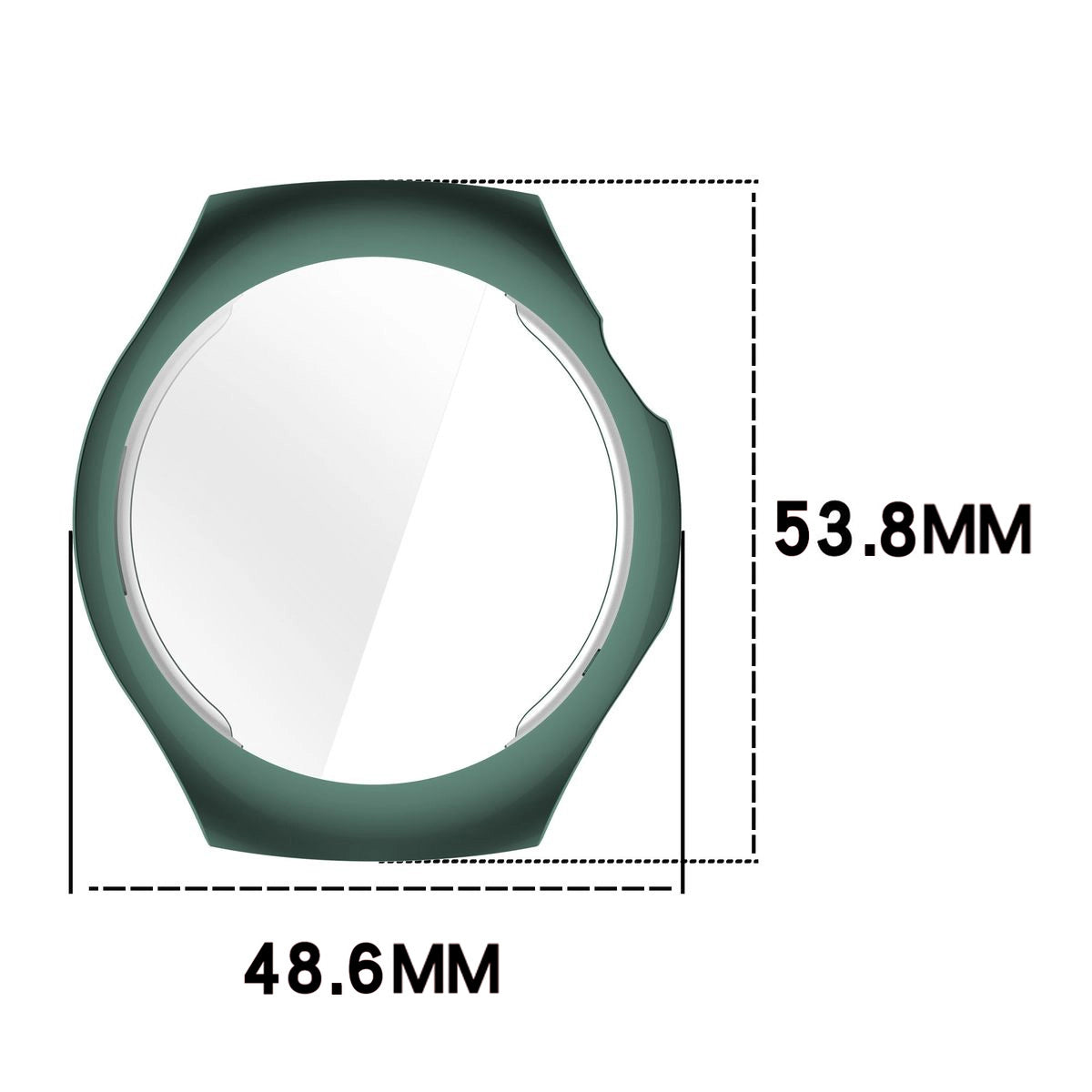 Schutzhülle für Huawei Watch 5 46mm, Bizon Case Watch Felipe, Grün
