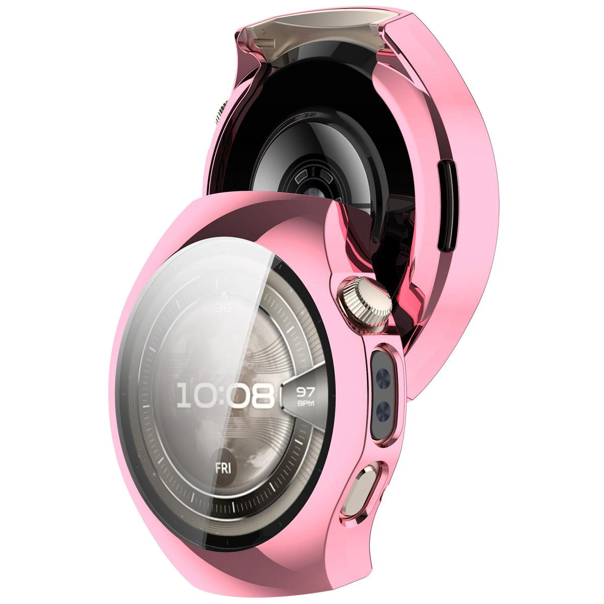 Schutzhülle für Huawei Watch 5 46mm, Bizon Case Watch Felipe, Rosa