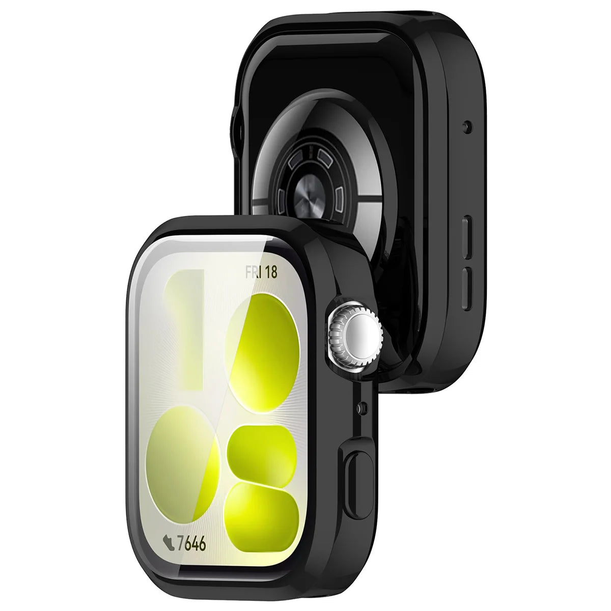 Schutzhülle für Huawei Watch Fit 5, Bizon Case Watch Felipe, Schwarz
