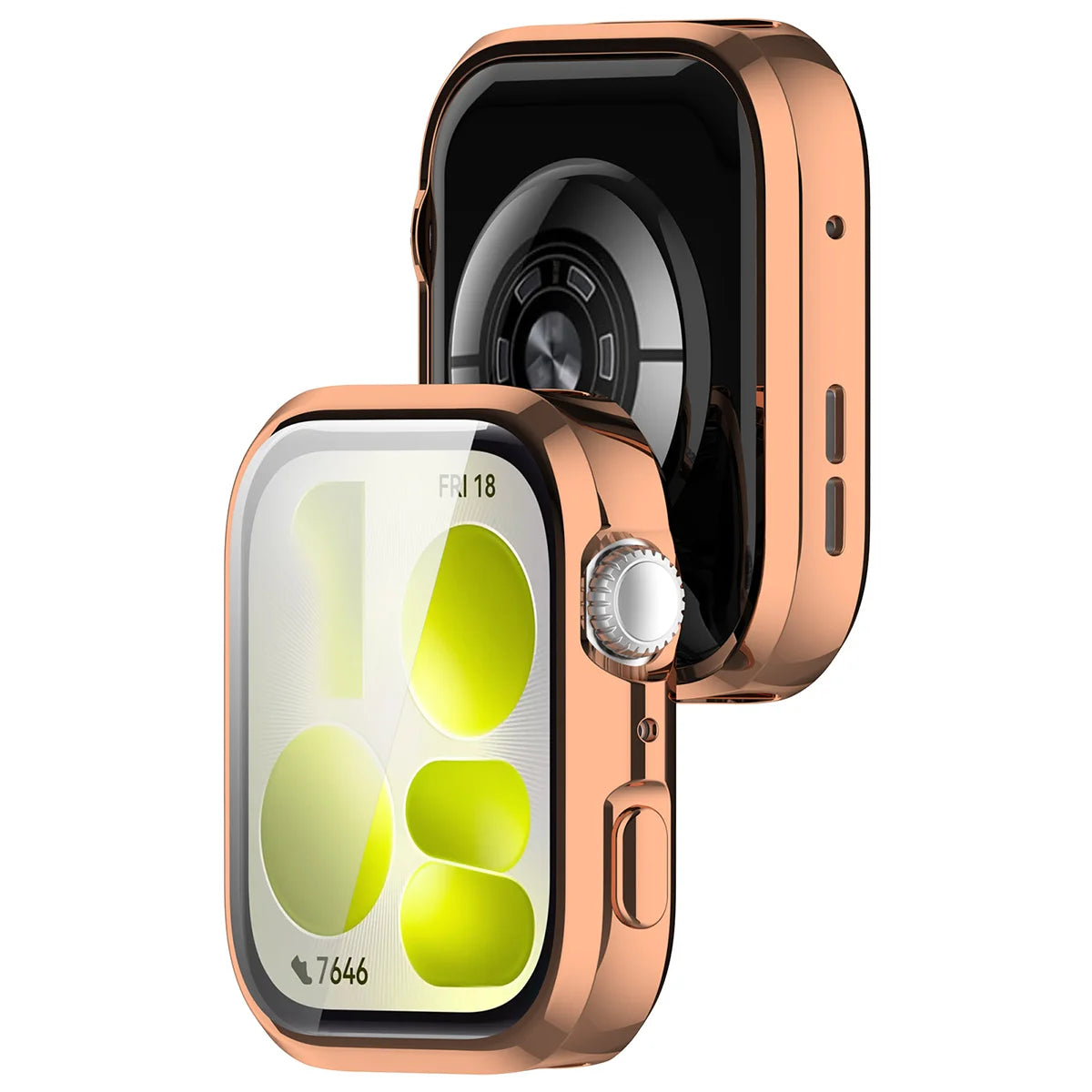 Schutzhülle für Huawei Watch Fit 5, Bizon Case Watch Felipe, Rosegold