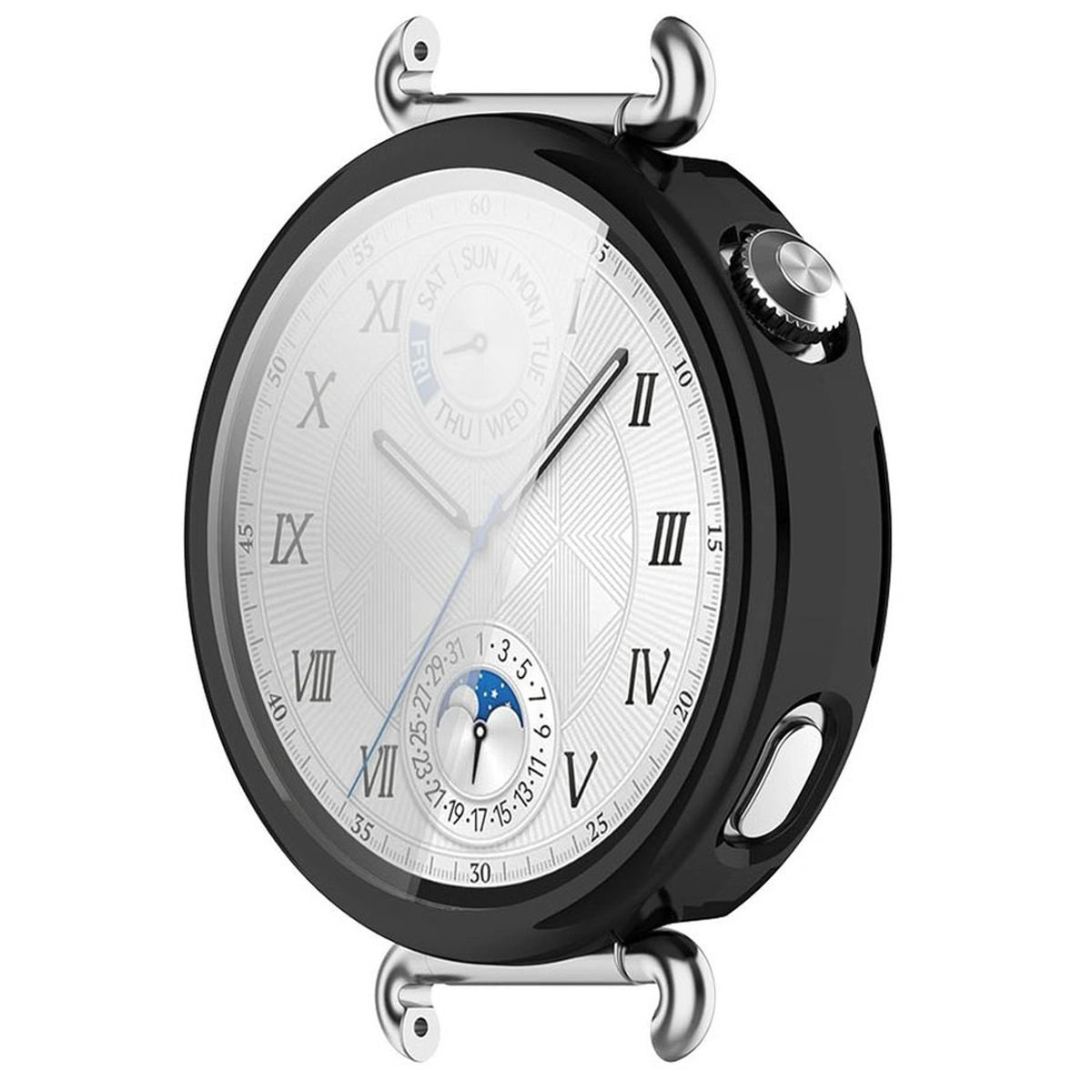 Schutzhülle für Huawei Watch GT6 41 mm, Bizon Case Watch Felipe, Schwarz