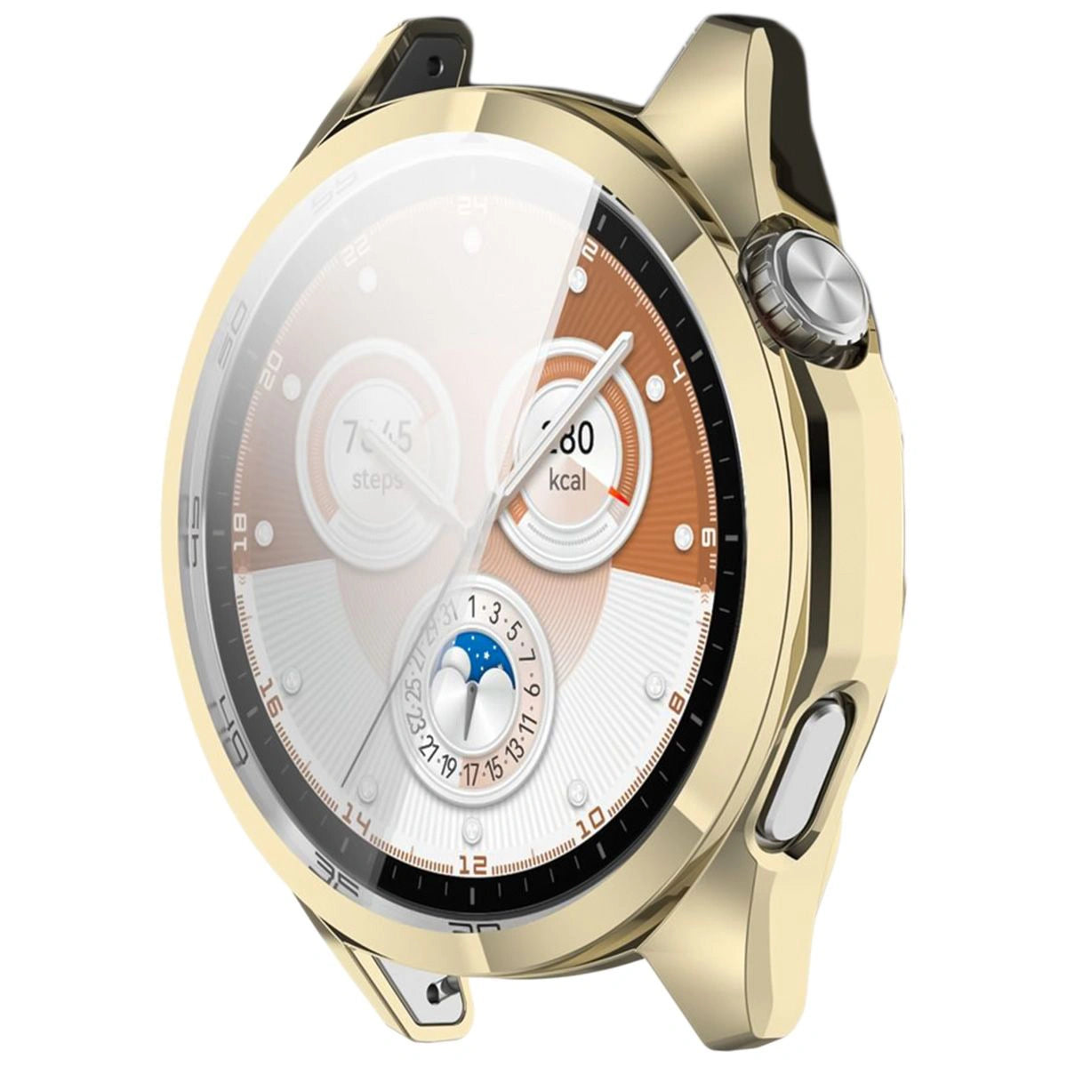Schutzhülle für Huawei Watch GT6 46 mm, Bizon Case Watch Felipe, Golden