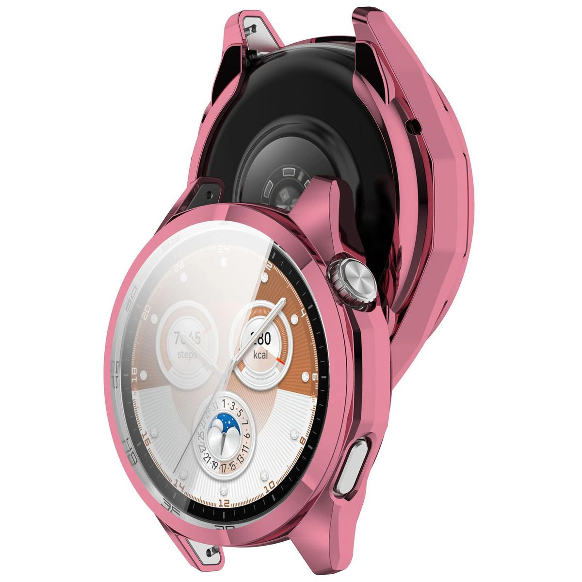 Schutzhülle für Huawei Watch GT6 46 mm, Bizon Case Watch Felipe, Rosa