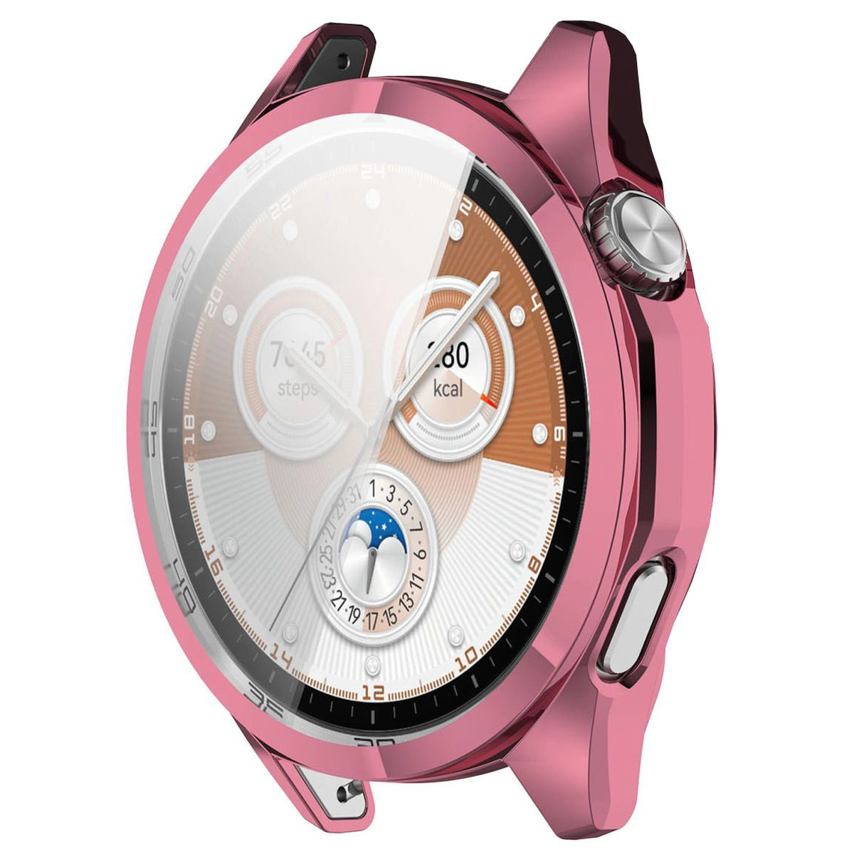 Schutzhülle für Huawei Watch GT6 46 mm, Bizon Case Watch Felipe, Rosa