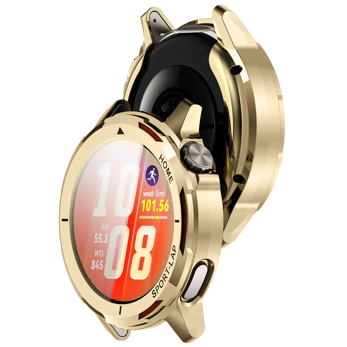 Schutzhülle für Huawei Watch GT Runner 2, Bizon Case Watch Felipe, Golden