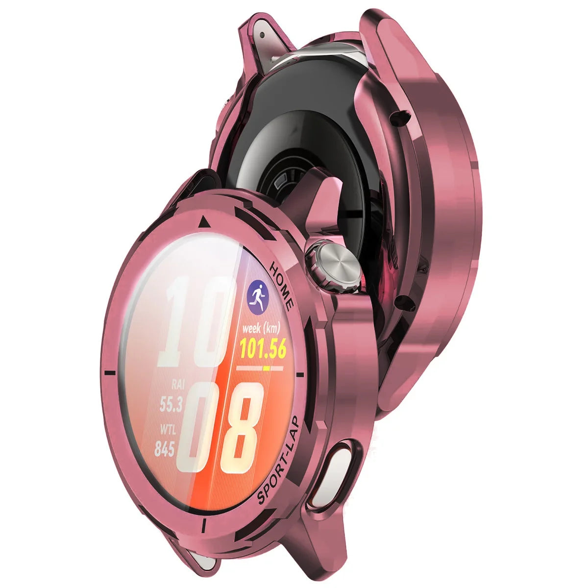 Schutzhülle für Huawei Watch GT Runner 2, Bizon Case Watch Felipe, Rosa