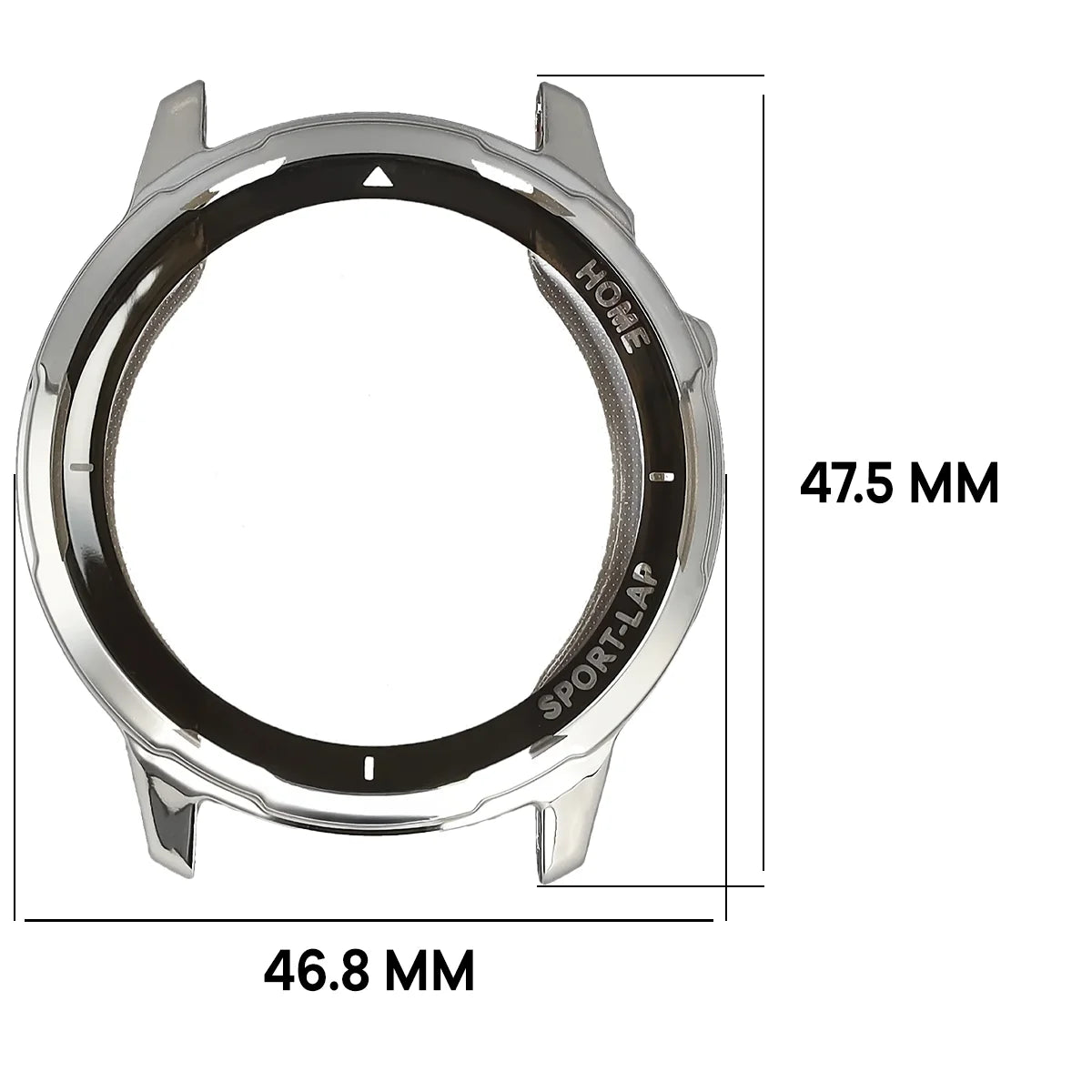 Schutzhülle für Huawei Watch GT Runner 2, Bizon Case Watch Felipe, Silbern
