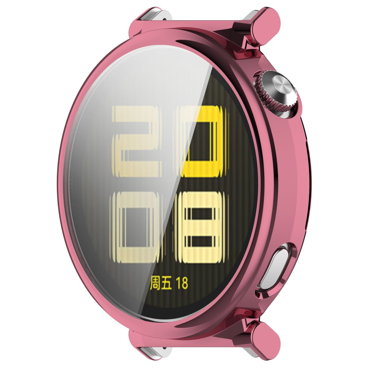 Schutzhülle für Huawei Watch GT 5 Pro 42 mm, Bizon Case Watch Felipe, Rosa