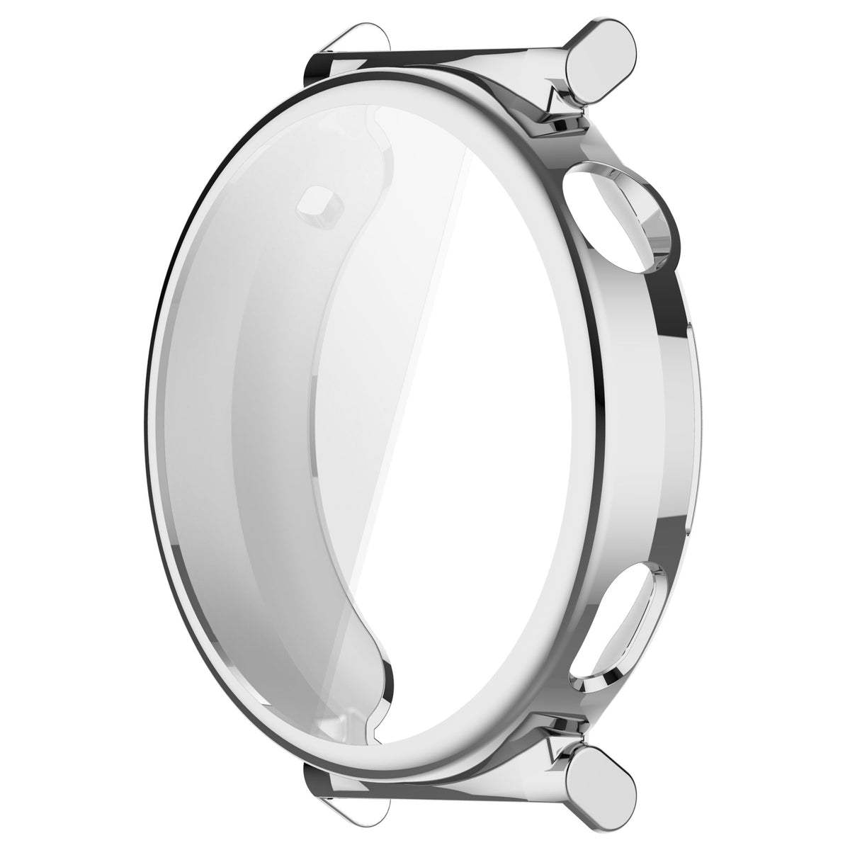 Schutzhülle für Huawei Watch GT 5 Pro 42 mm, Bizon Case Watch Felipe, Silbern