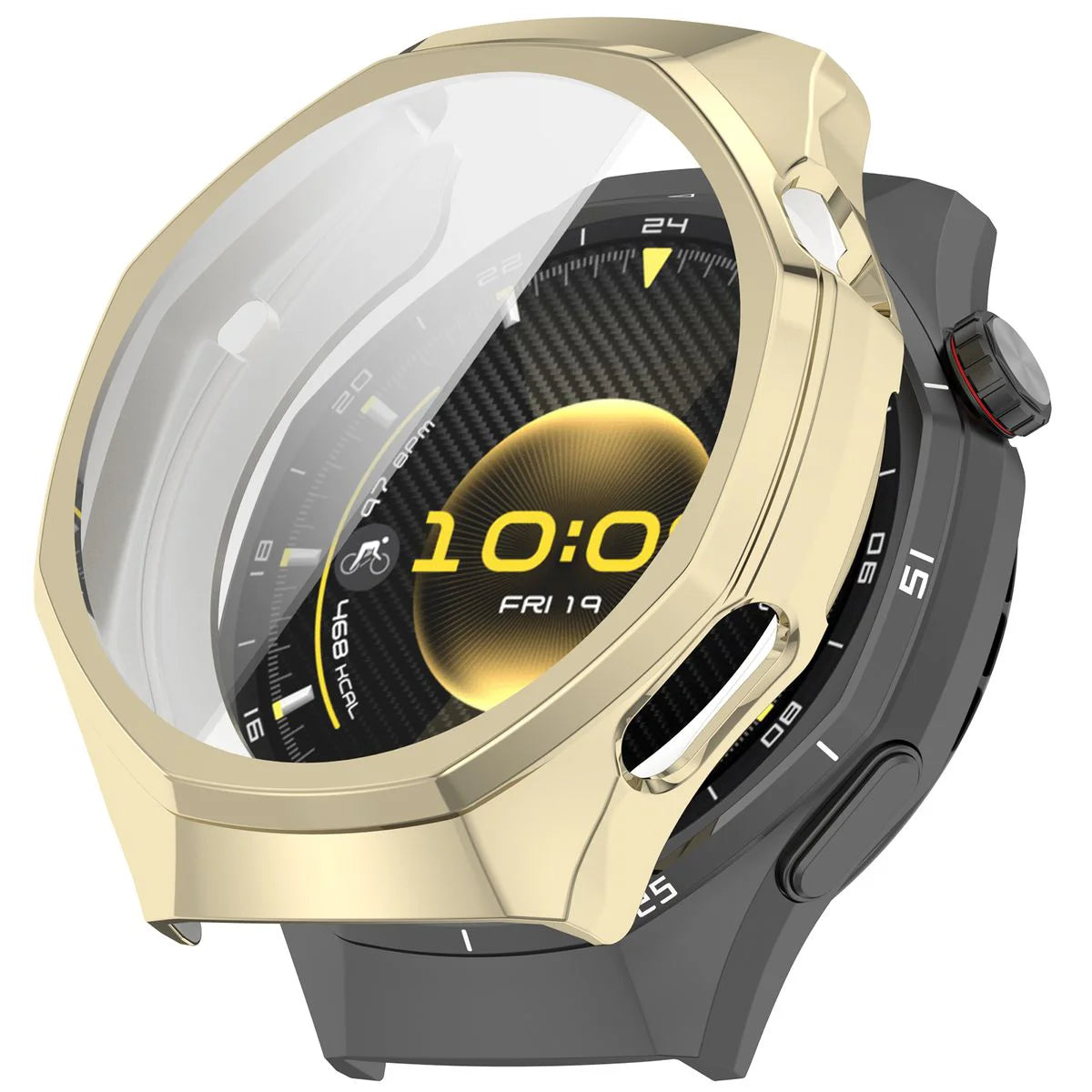 Schutzhülle für Huawei Watch GT 7 Pro 46 mm, Bizon Case Watch Felipe, Golden (7/8)