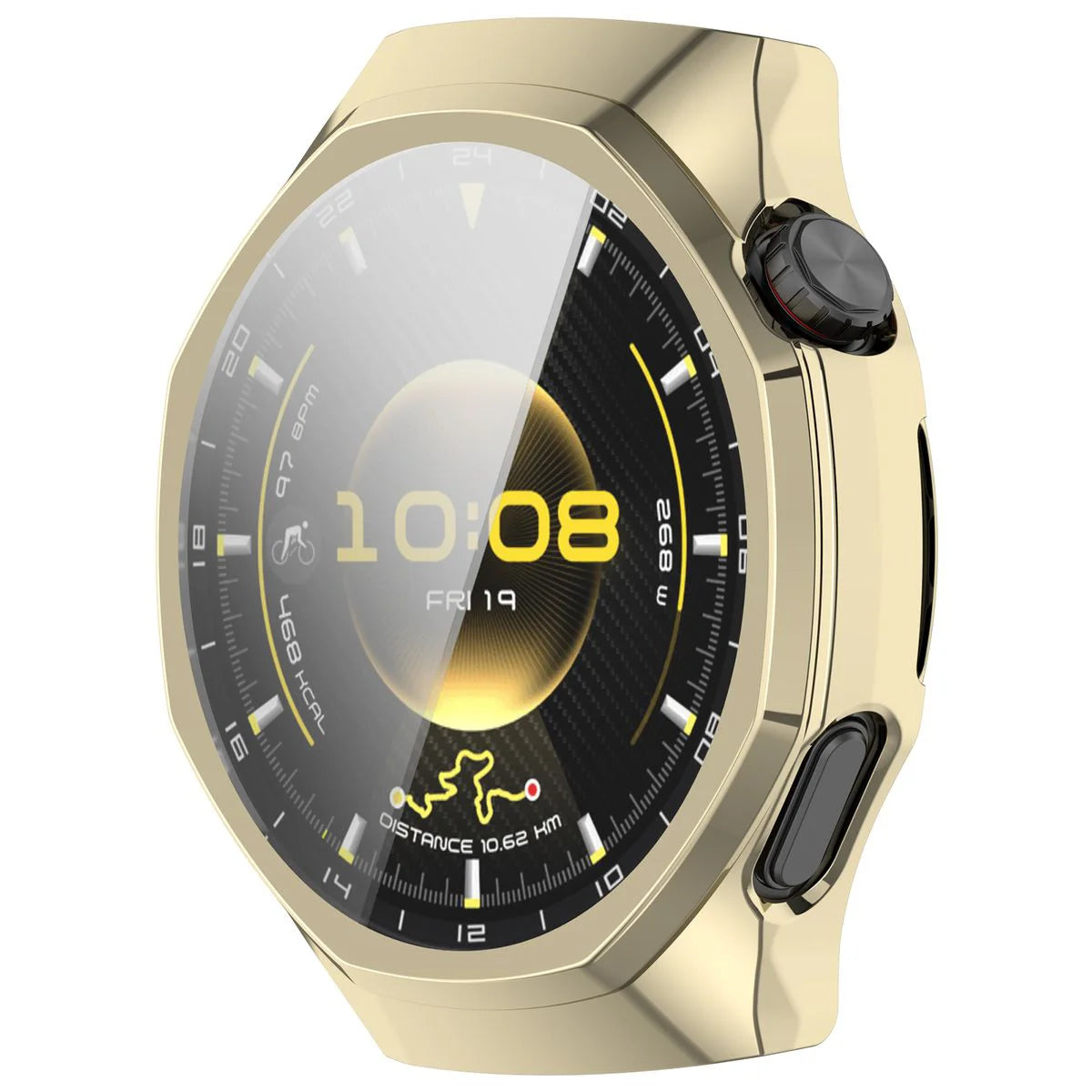 Schutzhülle für Huawei Watch GT 7 Pro 46 mm, Bizon Case Watch Felipe, Golden (8/8)