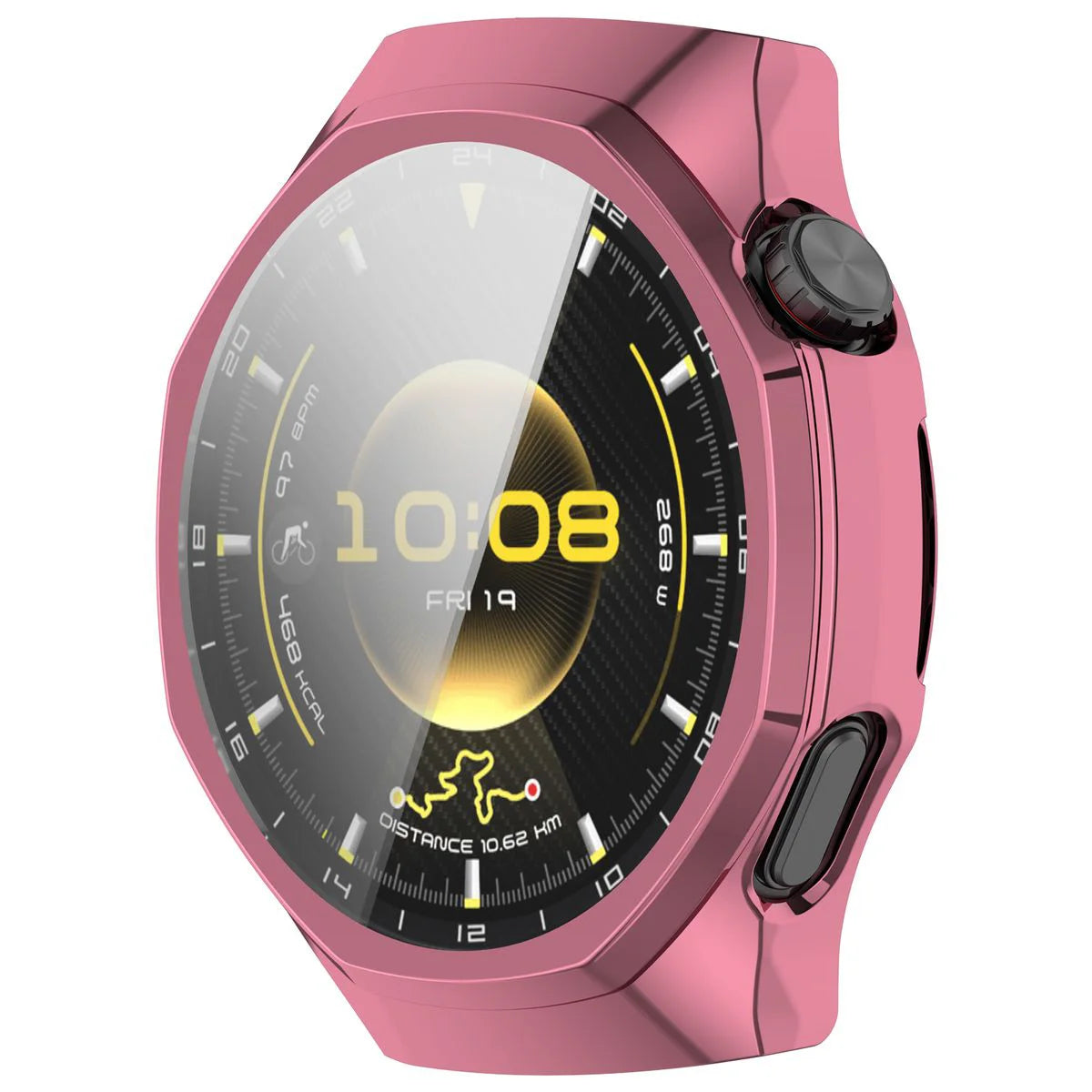 Schutzhülle für Huawei Watch GT 7 Pro 46 mm, Bizon Case Watch Felipe, Rosa (8/8)