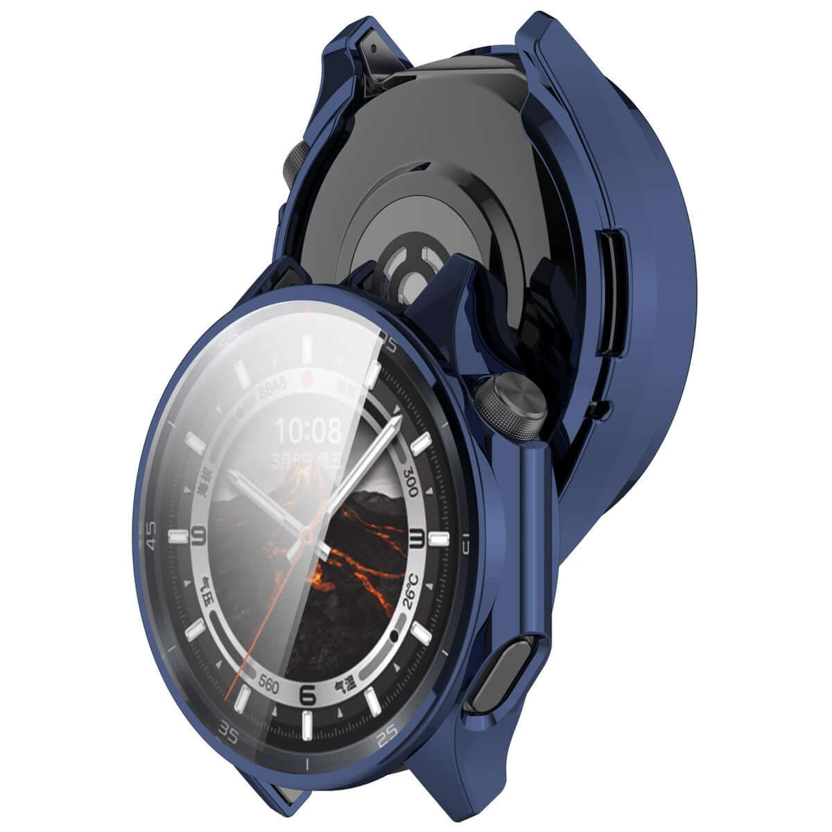 Schutzhülle für OnePlus Watch 3 / Oppo Watch X2, Bizon Case Watch Felipe, Blau