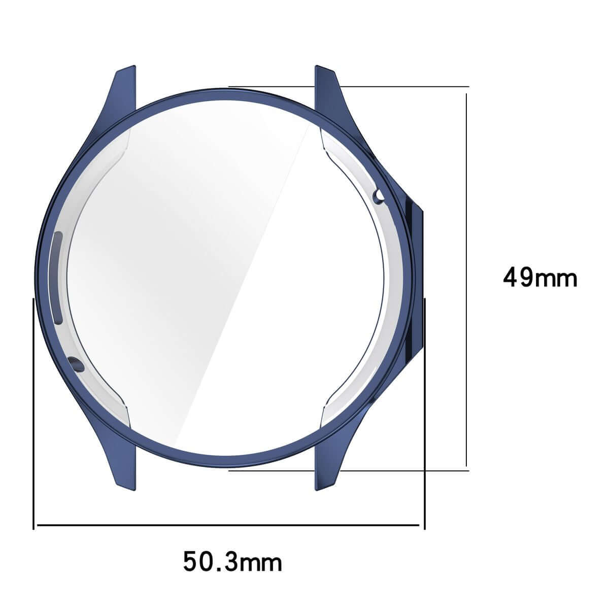 Schutzhülle für OnePlus Watch 3 / Oppo Watch X2, Bizon Case Watch Felipe, Blau