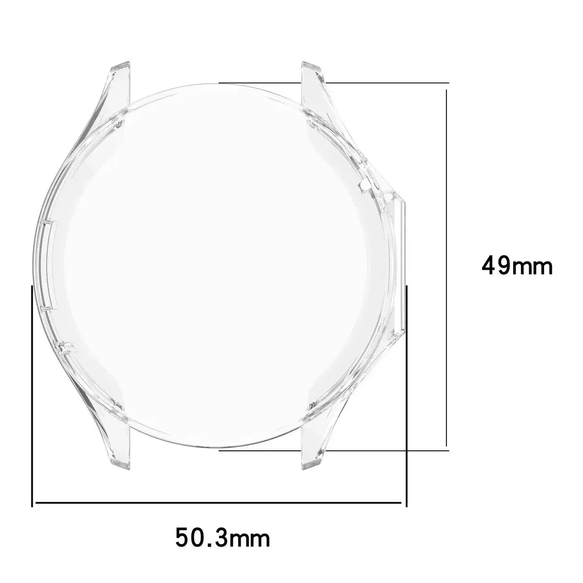Schutzhülle für OnePlus Watch 3 / Oppo Watch X2, Bizon Case Watch Felipe, Transparent