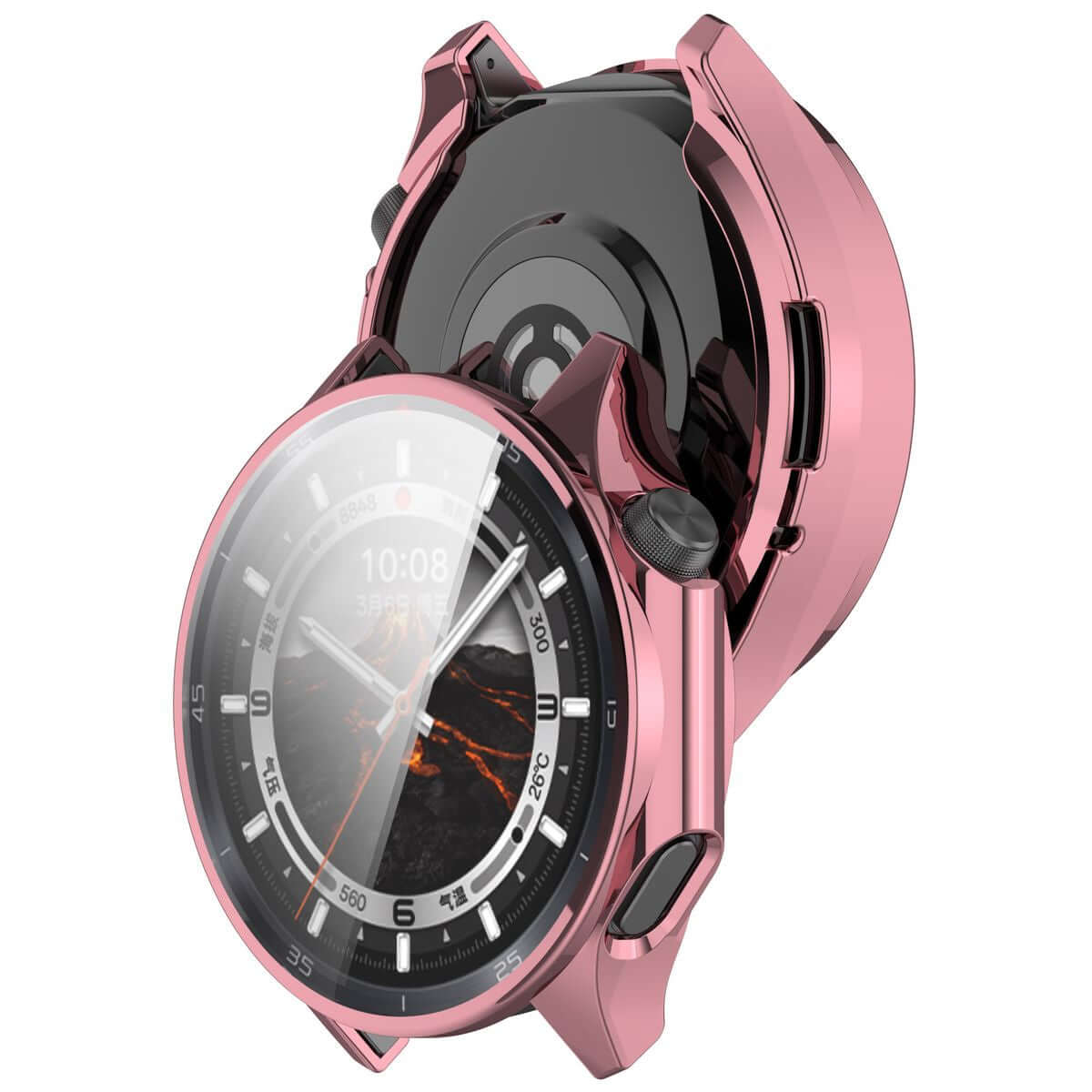 Schutzhülle für OnePlus Watch 3 / Oppo Watch X2, Bizon Case Watch Felipe, Rosa