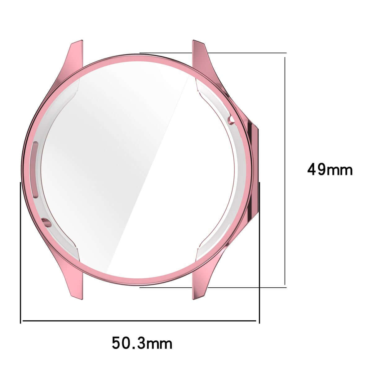 Schutzhülle für OnePlus Watch 3 / Oppo Watch X2, Bizon Case Watch Felipe, Rosa