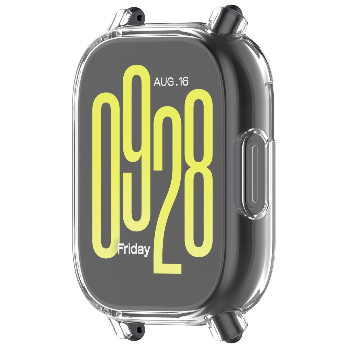 Schutzhülle für Xiaomi Redmi Watch 5 Active, Bizon Case Watch Felipe, Transparent