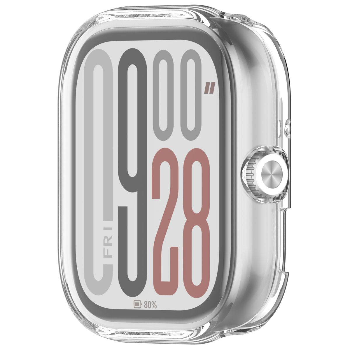 Schutzhülle für Xiaomi Redmi Watch 5, Bizon Case Watch Felipe, Transparent