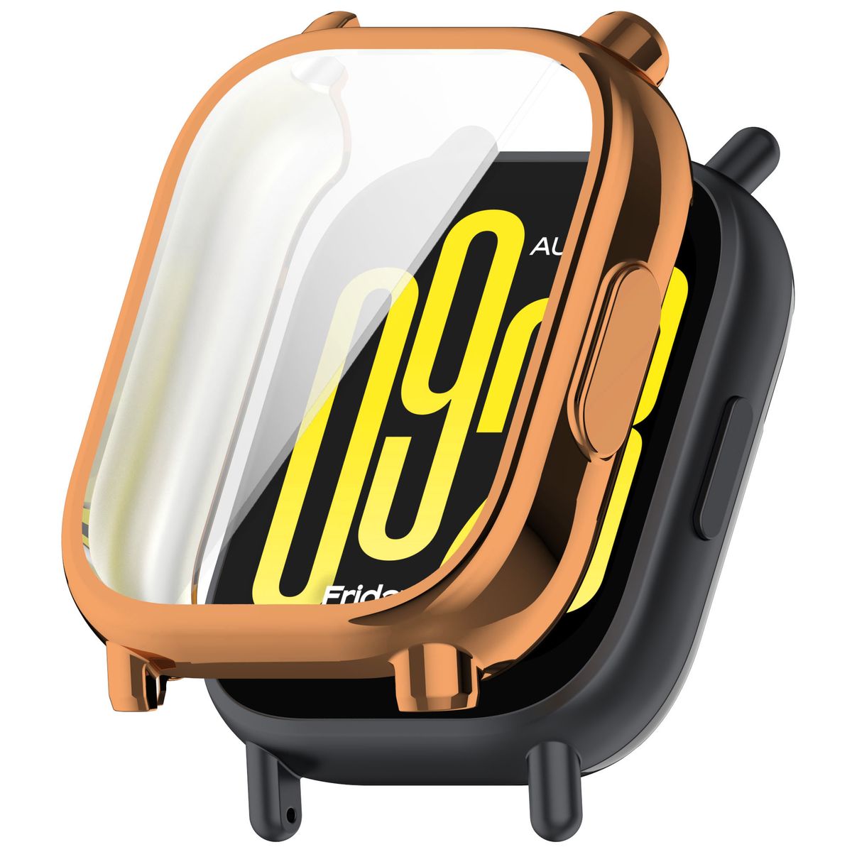 Schutzhülle für Xiaomi Redmi Watch 5 Lite, Bizon Case Watch Felipe, Rose Gold