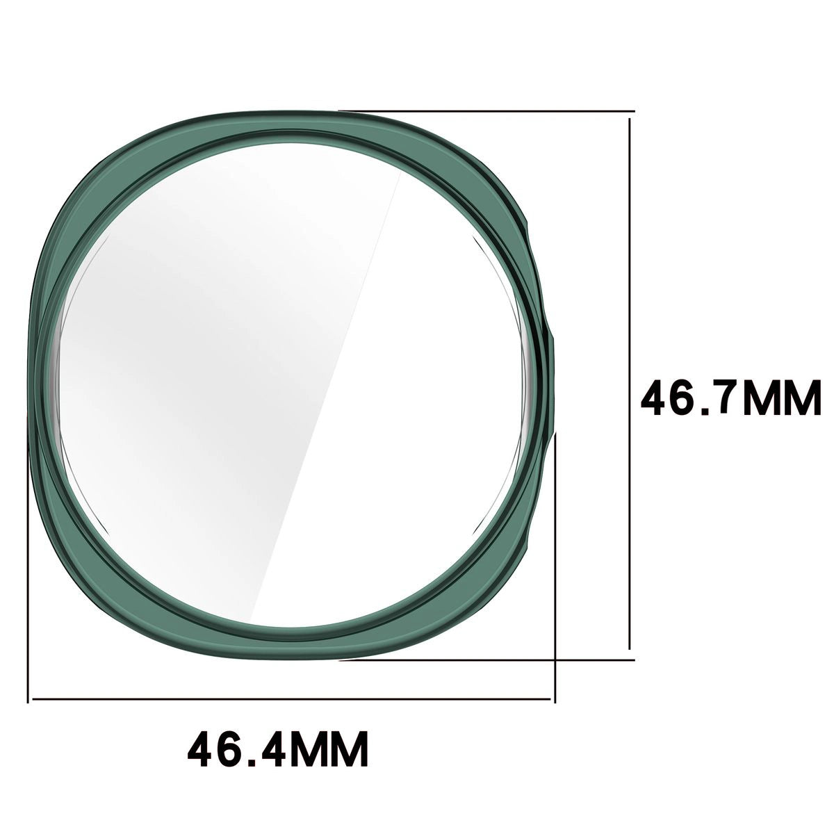 Schutzhülle für Galaxy Watch 9 / 8 44 mm, Bizon Case Watch Felipe, Grün