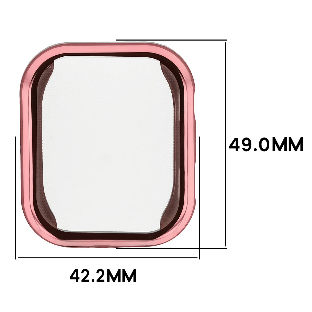 Schutzhülle für Xiaomi Redmi Watch 6, Bizon Case Watch Felipe, Rosa