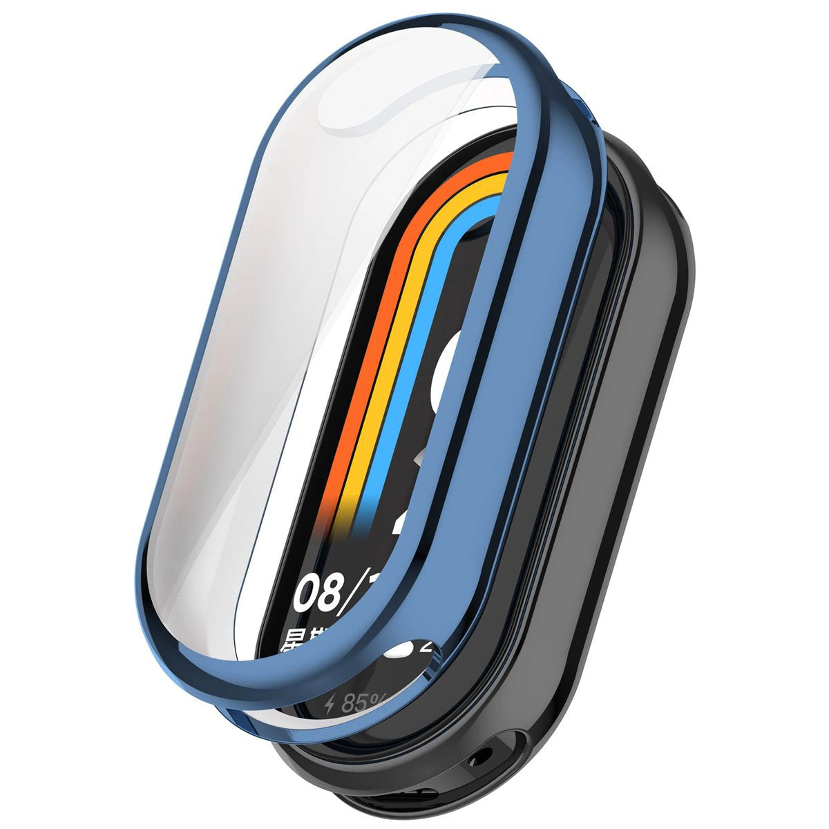 Schutzhülle für Xiaomi Smart Band 10, Bizon Case Watch Felipe, Blau