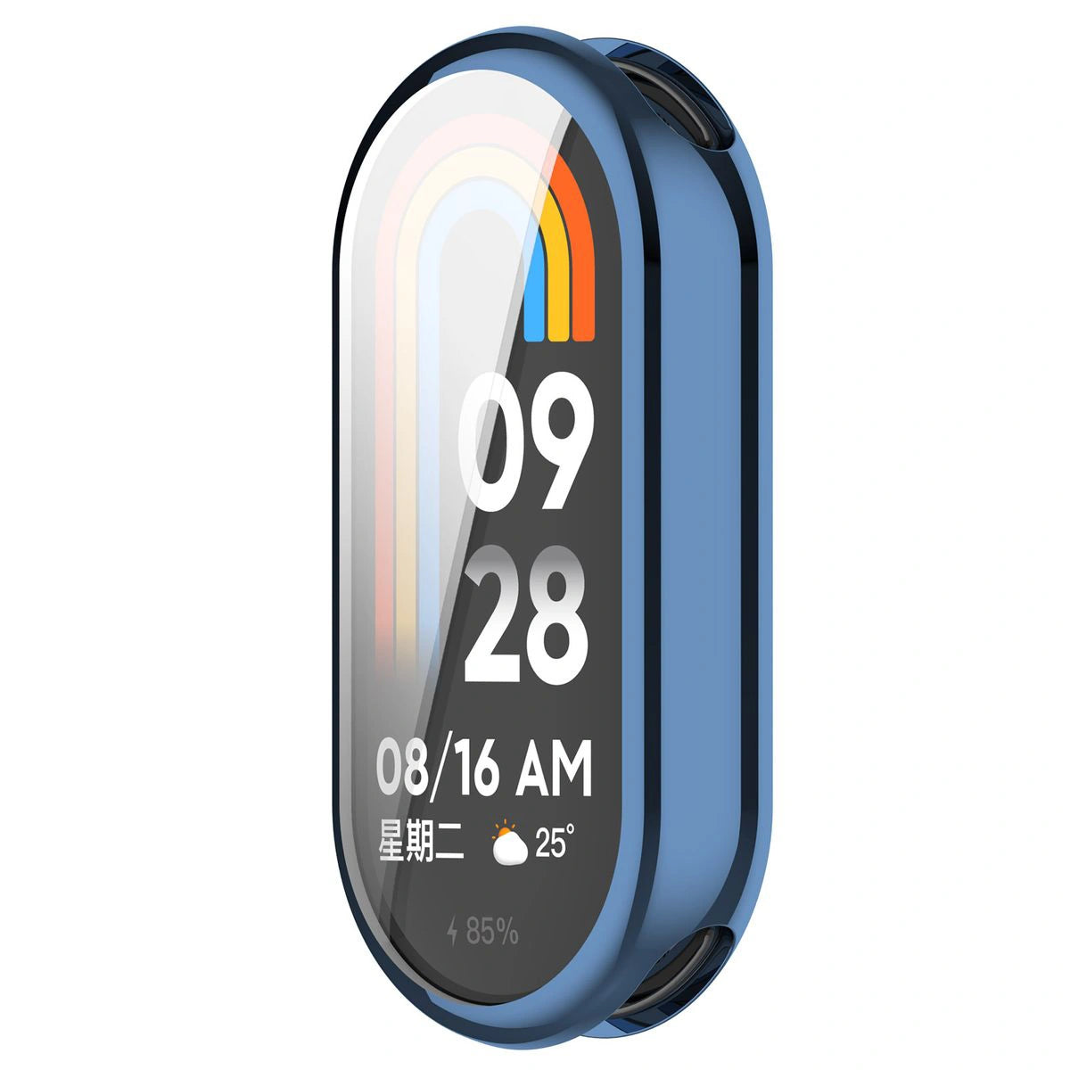 Schutzhülle für Xiaomi Smart Band 10, Bizon Case Watch Felipe, Blau