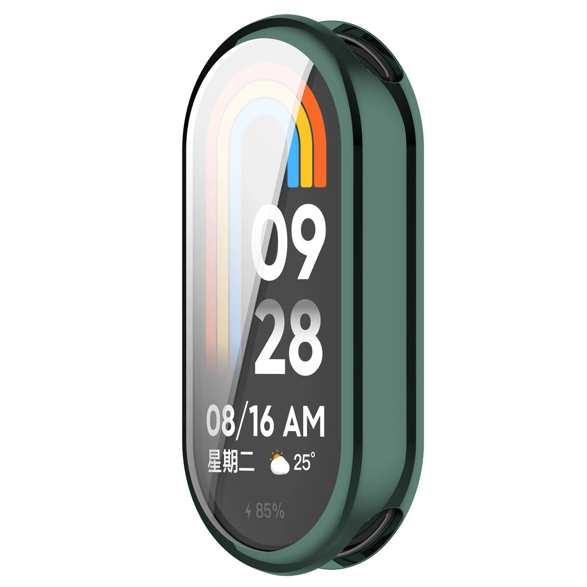 Schutzhülle für Xiaomi Smart Band 10, Bizon Case Watch Felipe, Grün