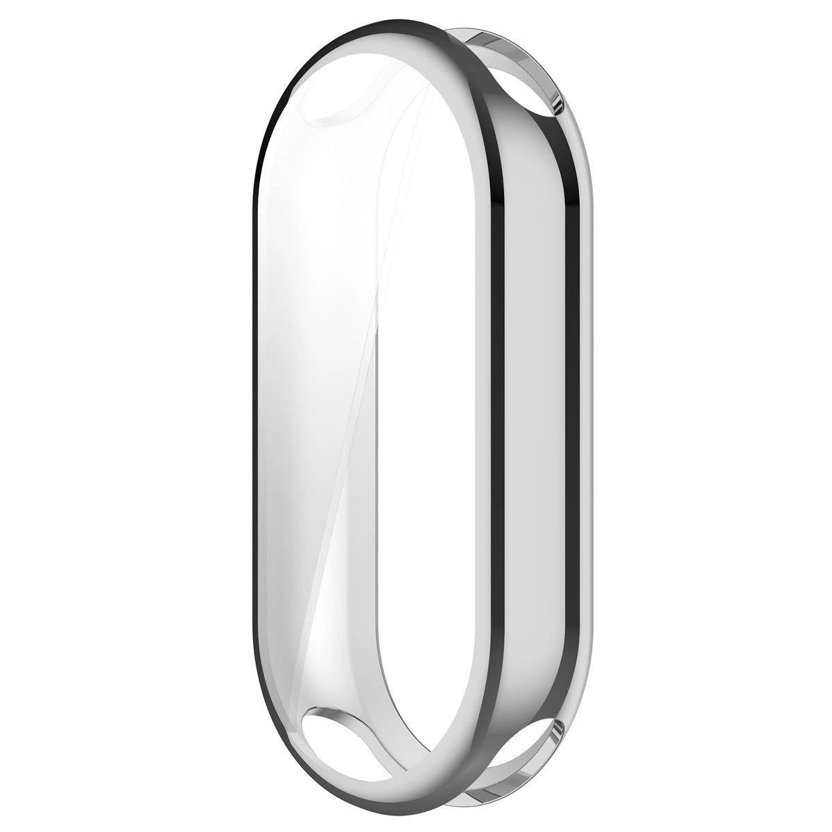 Schutzhülle für Xiaomi Smart Band 10, Bizon Case Watch Felipe, Silber