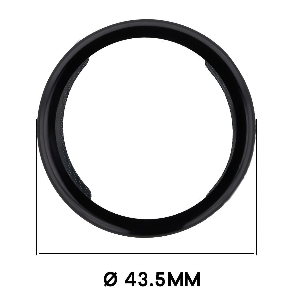 Schutzhülle für Xiaomi Watch S4 41 mm, Bizon Case Watch Felipe, Schwarz