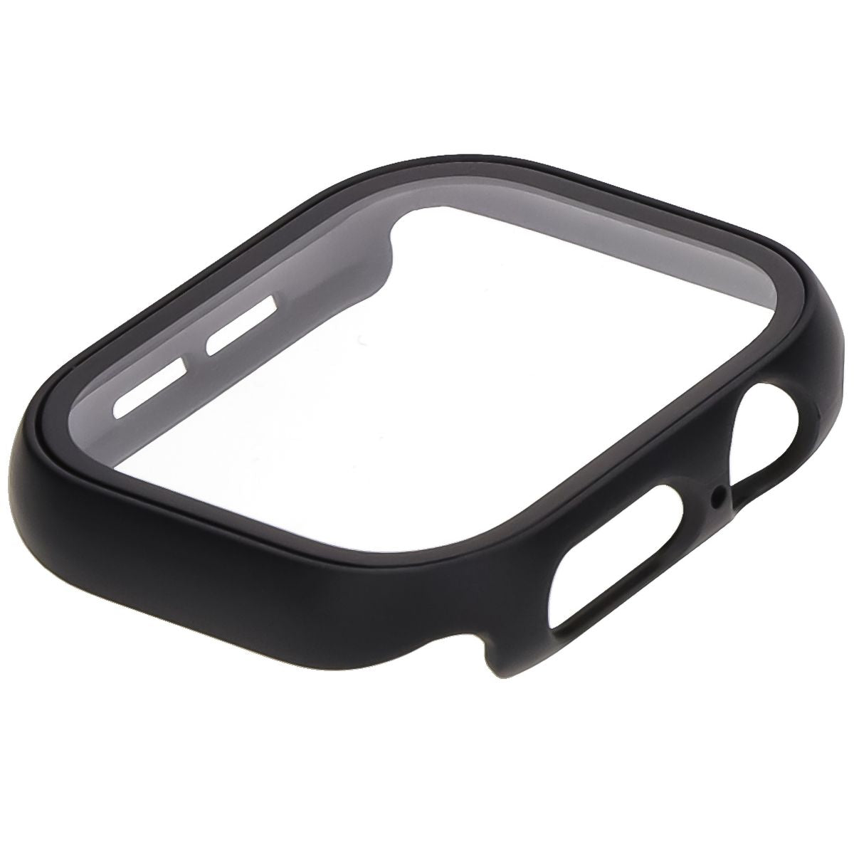 Schutzhülle mit Glas für Apple Watch 11 / 10 (46mm), Bizon Case Watch Adamo, Schwarz