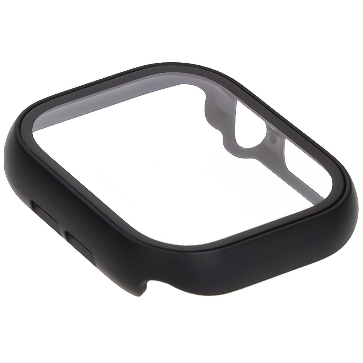 Schutzhülle mit Glas für Apple Watch 11 / 10 (46mm), Bizon Case Watch Adamo, Schwarz