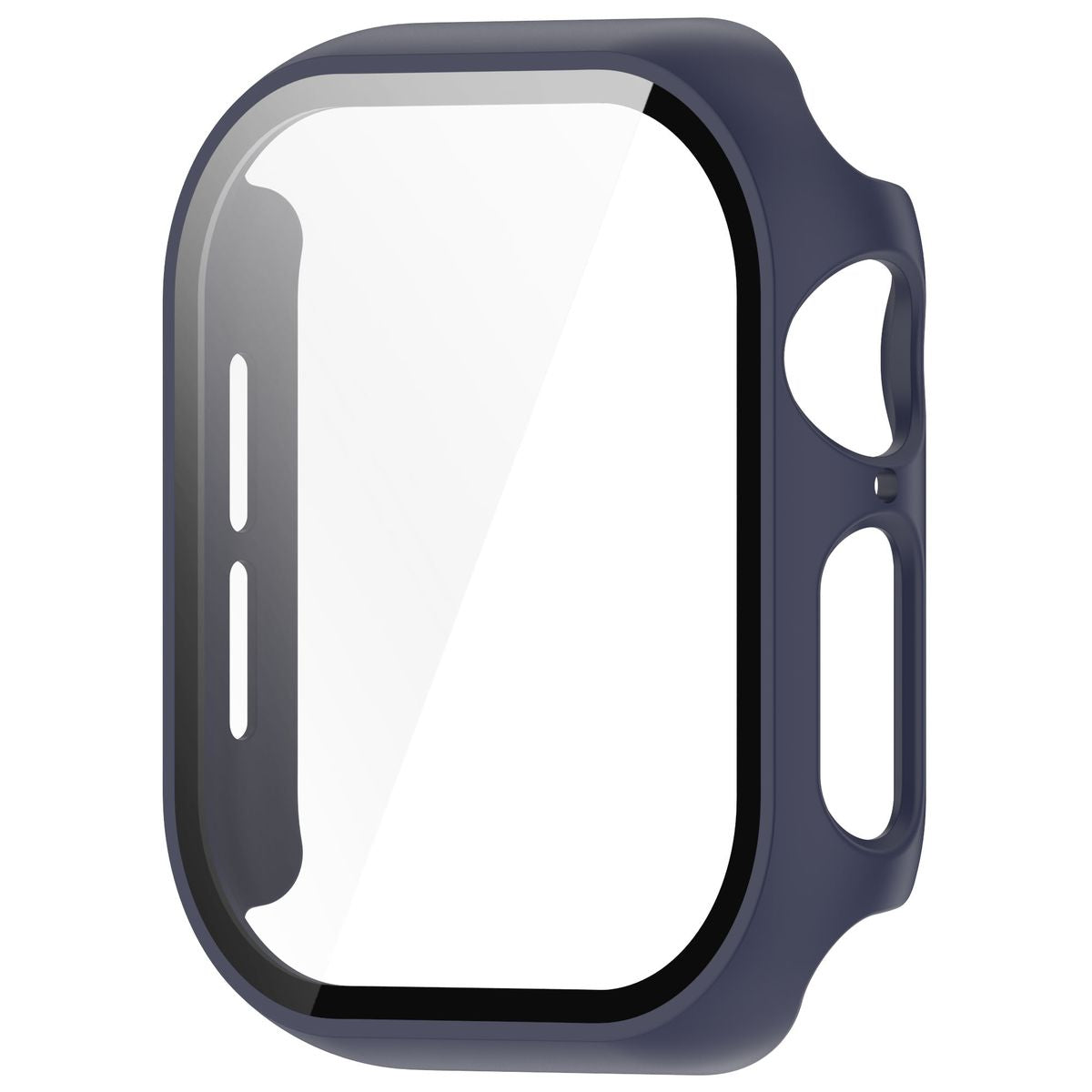 Schutzhülle mit Glas für Apple Watch 11 / 10 (46mm), Bizon Case Watch Adamo, Dunkelblau
