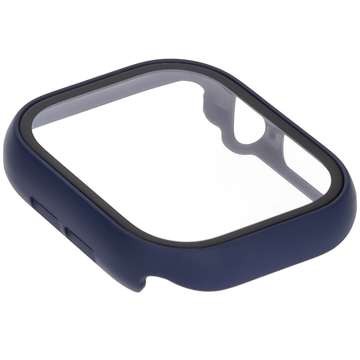 Schutzhülle mit Glas für Apple Watch 11 / 10 (46mm), Bizon Case Watch Adamo, Dunkelblau