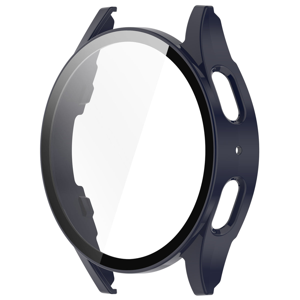 Schutzhülle mit Glas für Galaxy Watch 7 40 mm, Bizon Case Watch Adamo, Blau