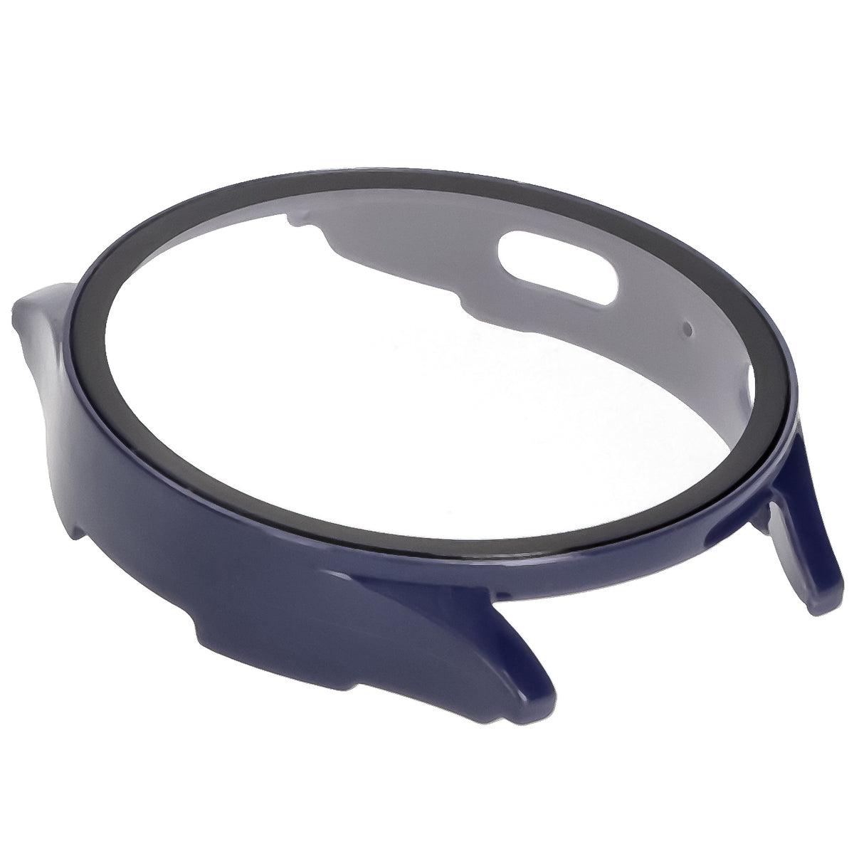 Schutzhülle mit Glas für Galaxy Watch 7 40 mm, Bizon Case Watch Adamo, Blau