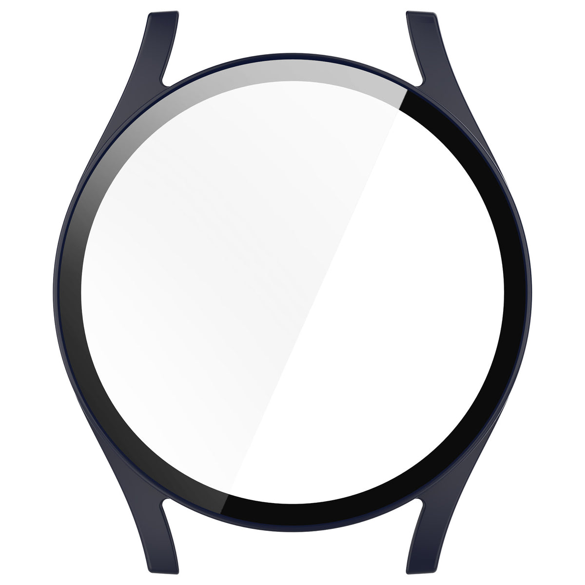 Schutzhülle mit Glas für Galaxy Watch 7 40 mm, Bizon Case Watch Adamo, Blau