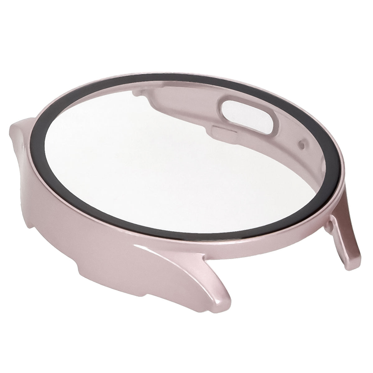 Schutzhülle mit Glas für Galaxy Watch 7 40 mm, Bizon Case Watch Adamo, Satinrosa