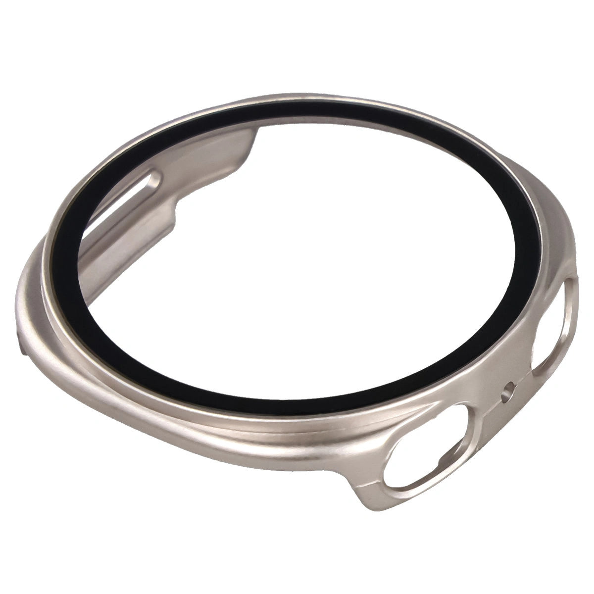 Schutzhülle mit Glas für Galaxy Watch 9 / 8 40 mm, Bizon Case Watch Adamo, Champagner