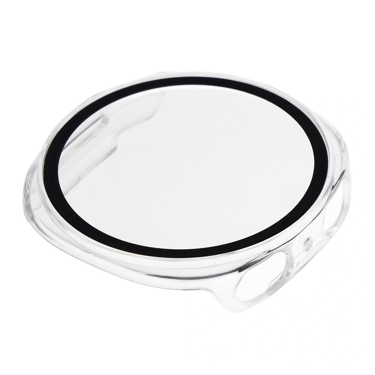 Schutzhülle mit Glas für Galaxy Watch 9 / 8 40 mm, Bizon Case Watch Adamo, Transparent