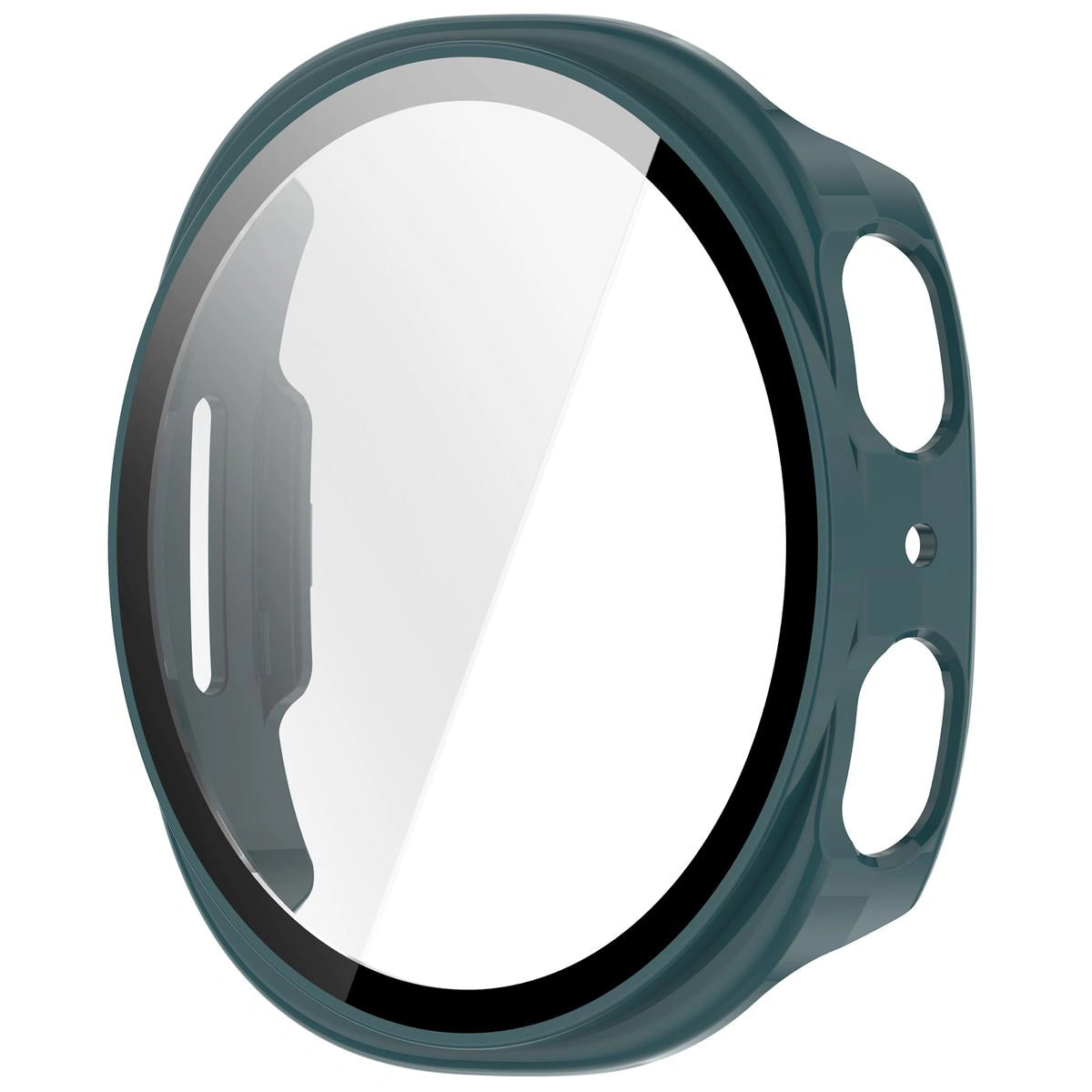 Schutzhülle mit Glas für Galaxy Watch 9 / 8 40 mm, Bizon Case Watch Adamo, Grün