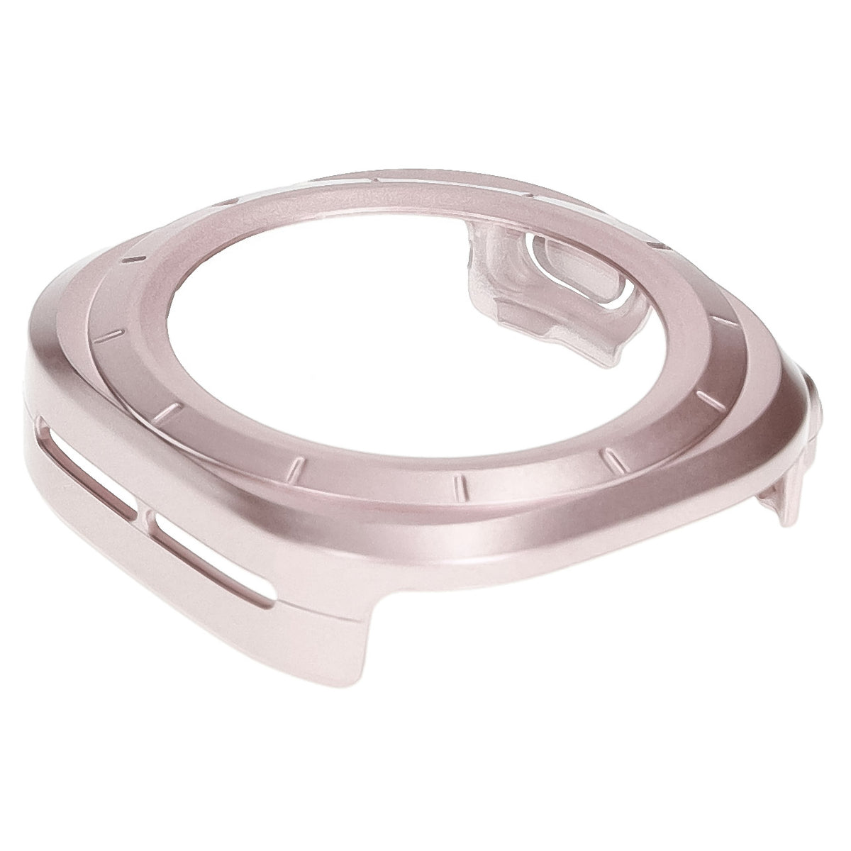 Schutzhülle mit Glas für Galaxy Watch Ultra 2 / Ultra, Bizon Case Watch Adamo, Satinrosa