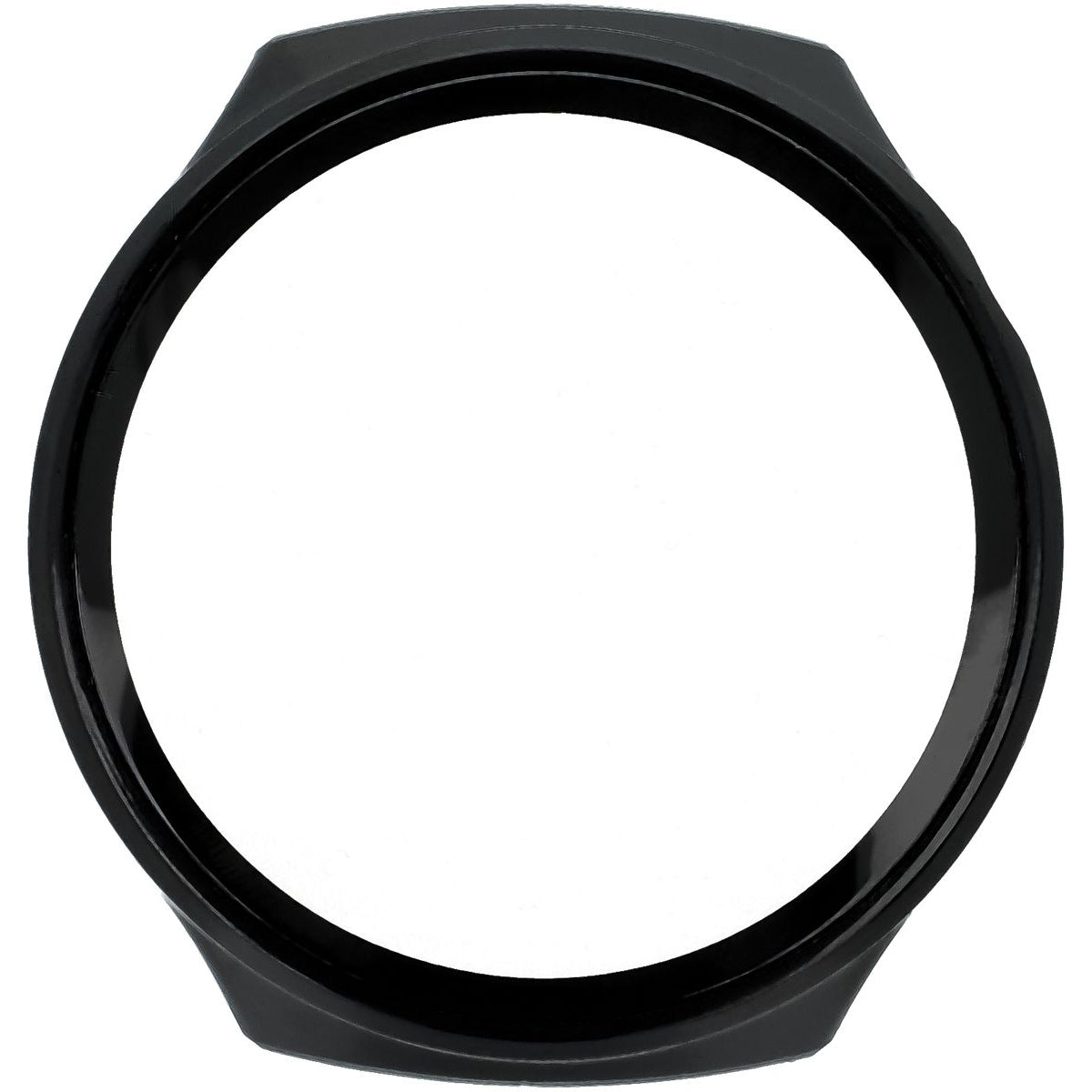 Schutzhülle mit Glas für Huawei Watch 4 Pro Space Edition, Bizon Case Watch Adamo, Schwarz