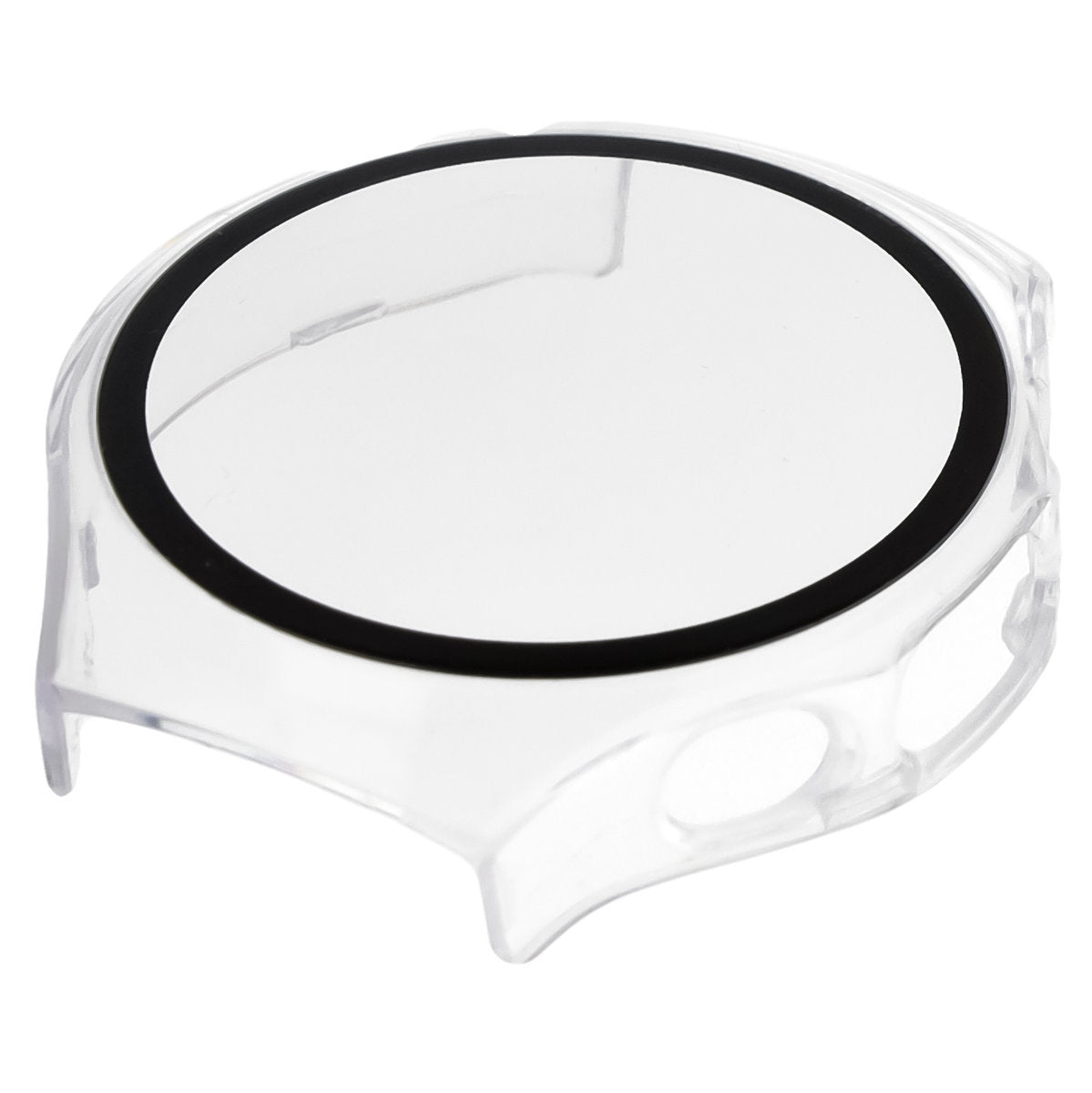 Schutzhülle mit Glas für Huawei Watch 5 42 mm, Bizon Case Watch Adamo, Transparent
